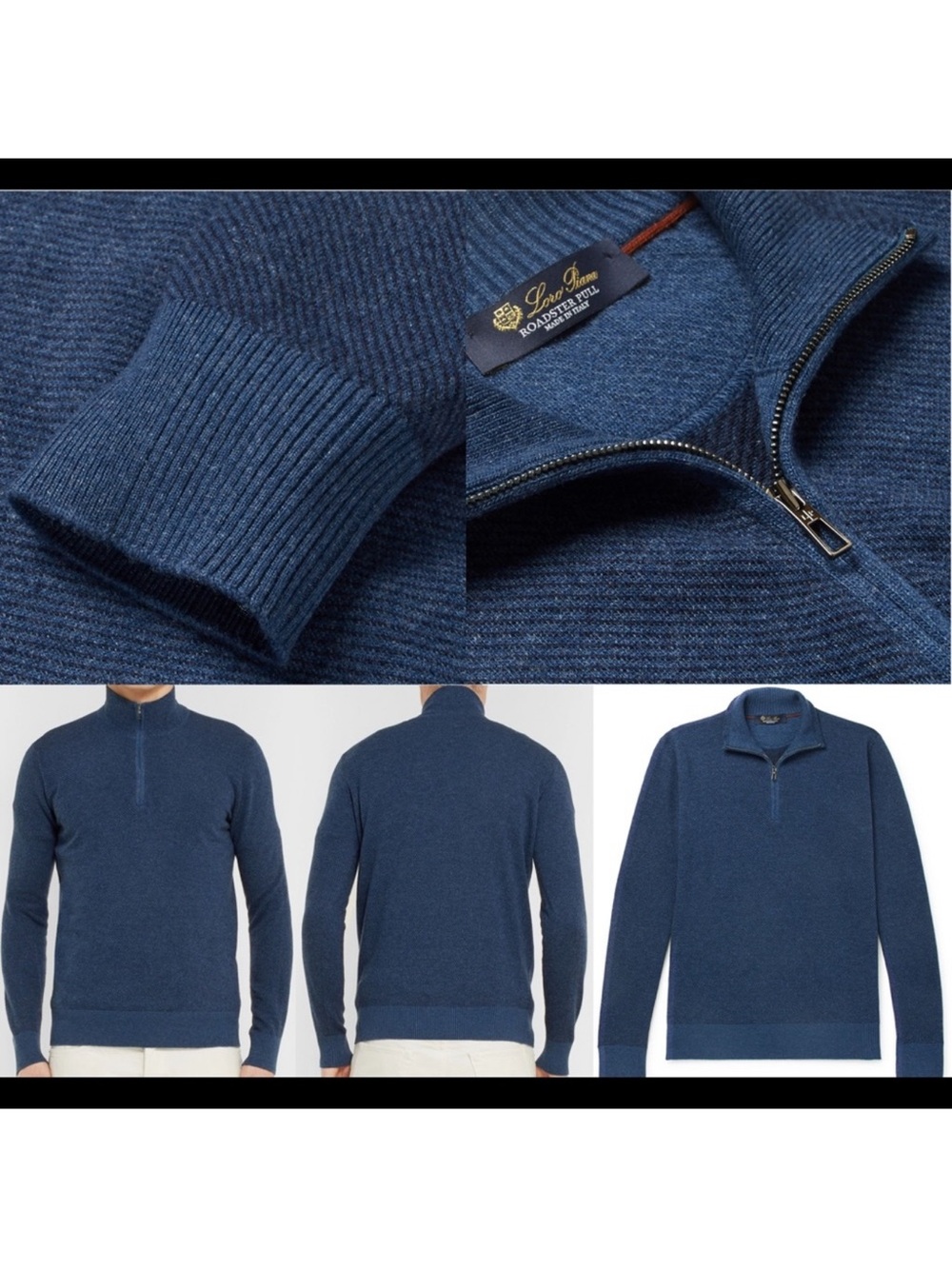 Loro Piana Roadster Pull Cashmere Sweater